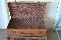 Koffer licht bruin