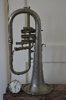 Oude bugel / blaasinstrument