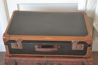 Koffer zwart / bruin
