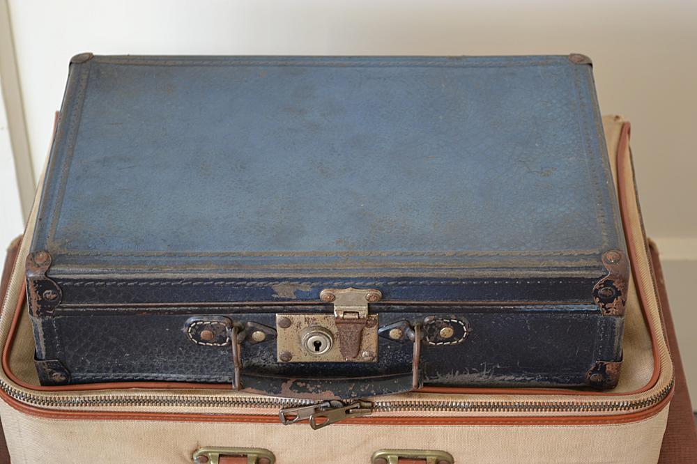Koffertje blauw