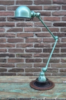 Industriële 2-armige JIELDE lamp, mintgroen