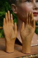 Prachtige houten handen