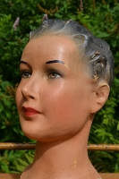 Vintage mannequin-hoofd #1