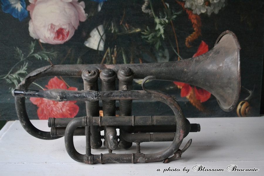 Oude Franse trompet