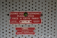 Franse OUTELEC telefoon cabine