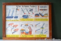 Schoolplaat, Le Fer, la Fonte, l'Acier & La Plomb, l'Aluminium, le Cuivre