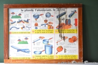 Schoolplaat, Le Fer, la Fonte, l'Acier & La Plomb, l'Aluminium, le Cuivre