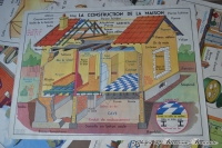 Schoolplaat, La Construction de la Maison & La Toiture