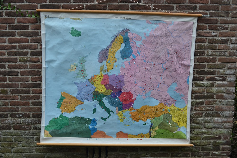 Schoolkaart Europa -