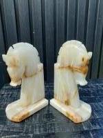 Onyx boekensteunen paard