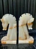 Onyx boekensteunen paard