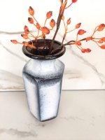 Scheurich vaas grijs (West Germany)