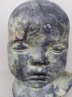 Sculptuur kinder hoofd