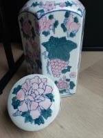 Vintage gemberpot, dekselvaas #3