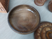 Doos / pot houtsnijwerk