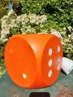 Space age dobbelsteen lamp