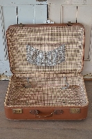Oude koffer bruin