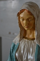 Maria beeld groot, kleur