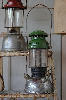 Industriële druklamp, groen