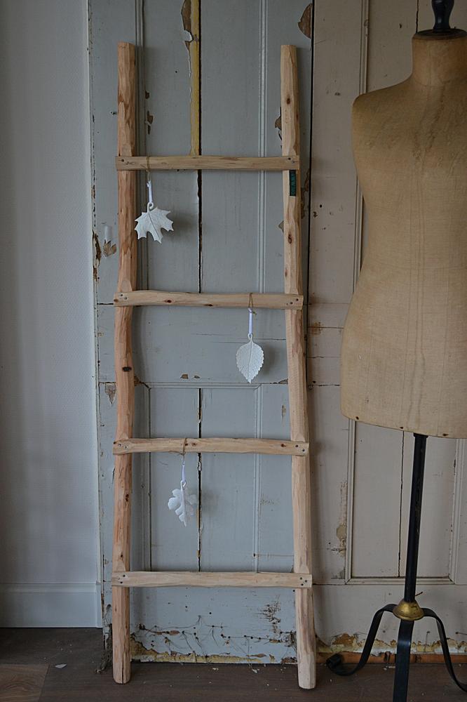Houten decoratie ladder