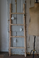 Houten decoratie ladder