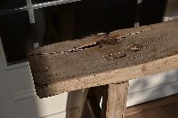 Oud houten bankje #1